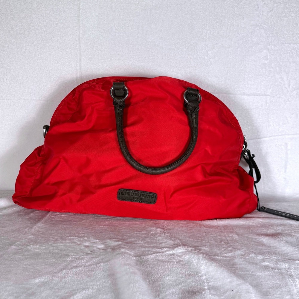 Liebeskind Berlin‎ | Naomi Red Nylon Shoulder Bag Top Handle Bag